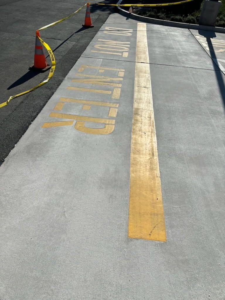 Gallery photos for Revitalizing Drive-Thru with Concrete Overlay: Image #1